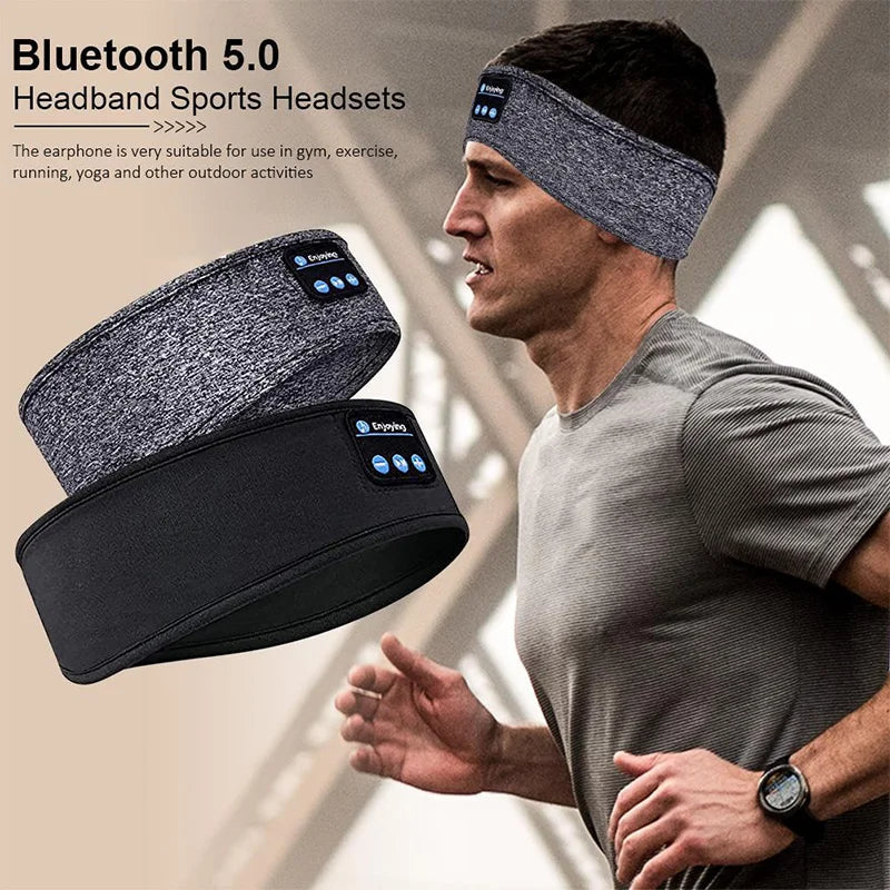 Enjoying Wireless Bluetooth Sleep Headband – Sleep, Sweat, and Stream in Total Comfort