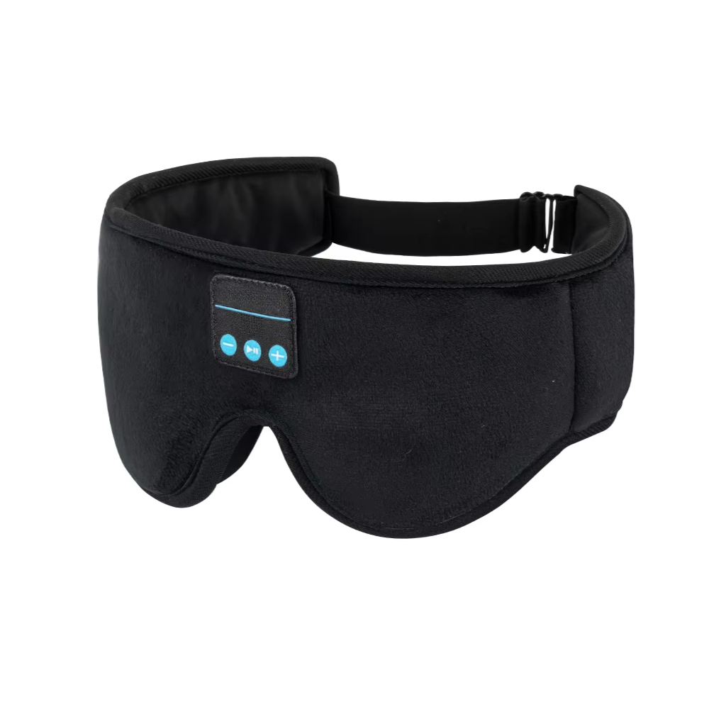 DreamTune 3D: Bluetooth Sleep Mask with Wireless Headset & Adjustable Eye Cover