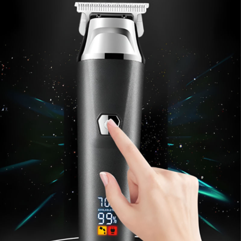 ZeroBlade™ Pro: Cordless 7000RPM Hair Trimmer with LCD Display