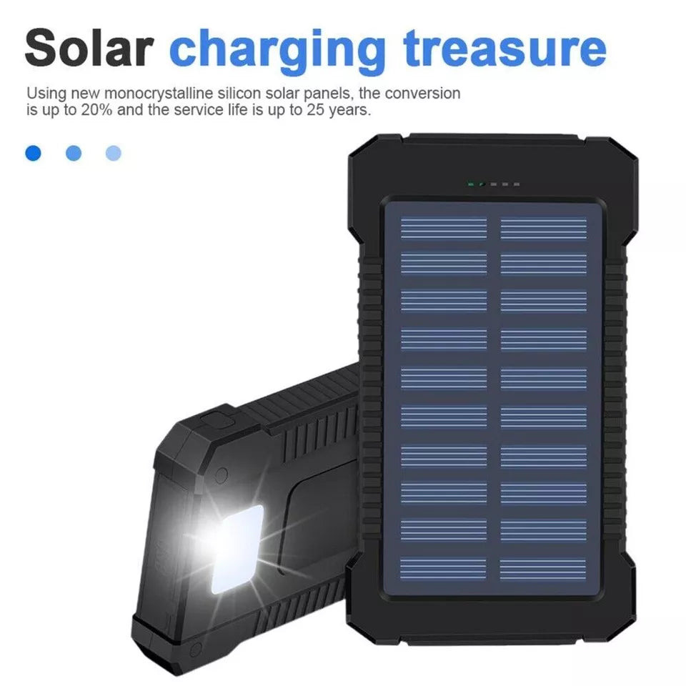 10,000mAh Solar Power Bank